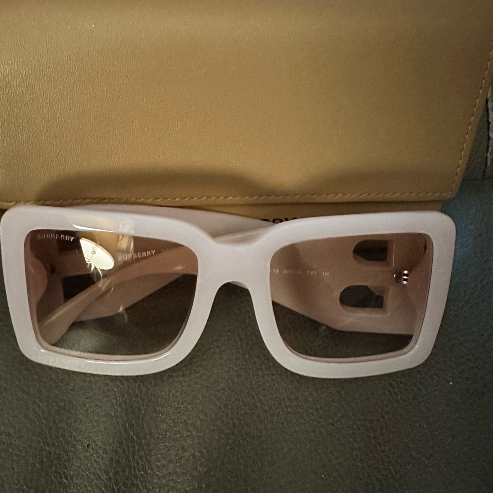 Burberry Women's Light Pink Sunglasses
